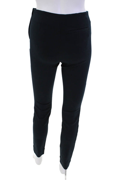 COS Womens High Rise Zipper Side Skinny Leg Trouser Pants Navy Blue Size 2