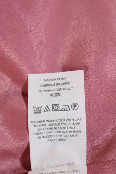 J Crew Womens Velvet V-Neck Spaghetti Strap Cropped Tank Top Dusty Pink Size 4