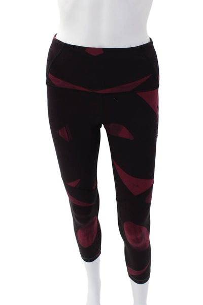 Lululemon Womens High Rise Pull On Leggings Eggplant Purple Pink Size 4