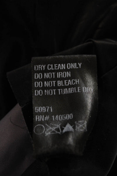 RtA Women's Button Closure Tqapered Leg Cargo Jogger Pants Black Size 28