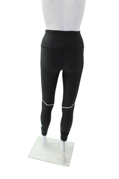 PE Nation Womens High Waist Color Block Full Length Workout Legging Black Size X