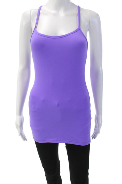 Lululemon Womens Stretch Spaghetti Strap Racer Back Tank Top Purple Size 4