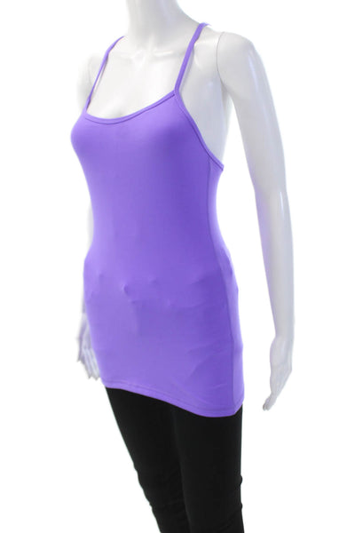 Lululemon Womens Stretch Spaghetti Strap Racer Back Tank Top Purple Size 4