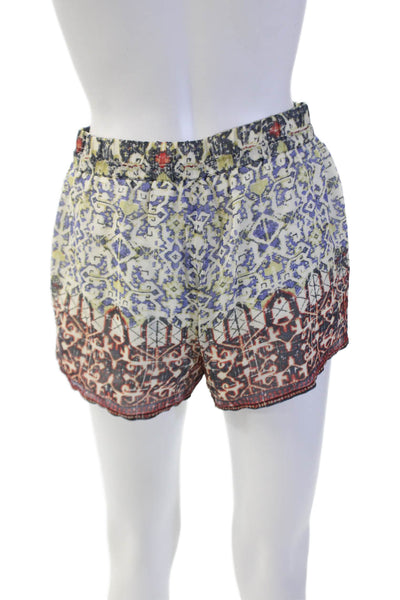 Joie Women's Drawstring Waist Tassel Multicolor Lined Pocket Shorts Size XS