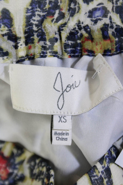 Joie Women's Drawstring Waist Tassel Multicolor Lined Pocket Shorts Size XS