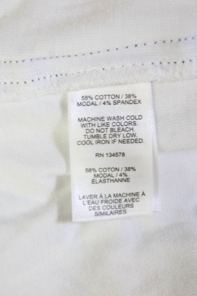 Vineyard Vines Women's Long Sleeves Crewneck Two Piece Shorts Set White Size XS