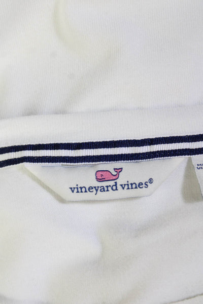 Vineyard Vines Women's Long Sleeves Crewneck Two Piece Shorts Set White Size XS