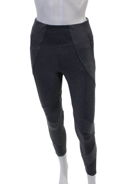 Oysho Womens Solid High Rise Activewear Leggings Gray Size S