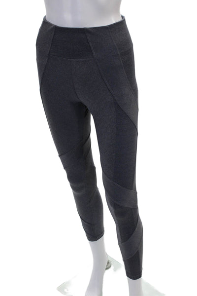 Oysho Womens Solid High Rise Activewear Leggings Gray Size S