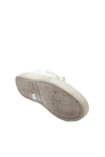 Greats Brookyln Womens Leather Round Toe Lace Up Low Top Sneakers White Size 9