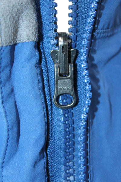 Marmot Unisex Adults Hooded Multi-Pocket Long Sleeve Zip Up Jacket Blue Size XL