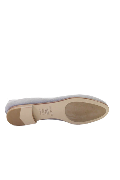 Margaux Womens Suede Slide On Ballet Flats Gravel Gray Size 35.5 5.5 Narrow