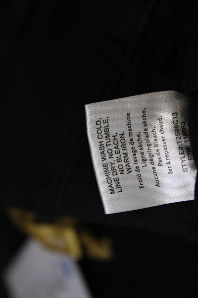 Minnie Rose Women's Button Closure Pockets Skinny Denim Pants Black Size 4