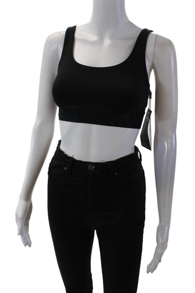 PE Nation Womens Backcheck Adjustable Straps Sports Bra Black Size XS