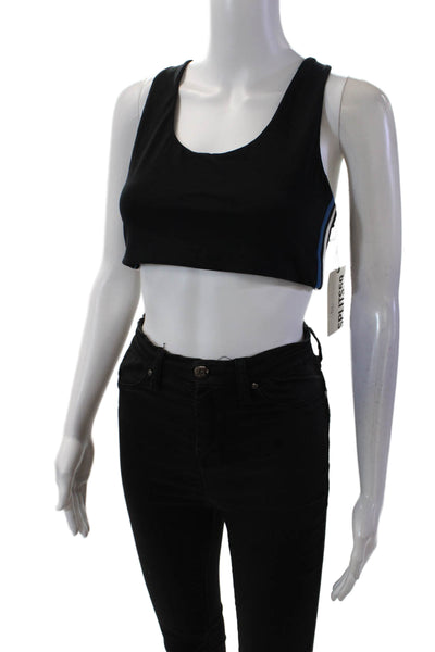 Splits59 Womens Activewear Ella Airweight Stretch Sports Bra Black Size L