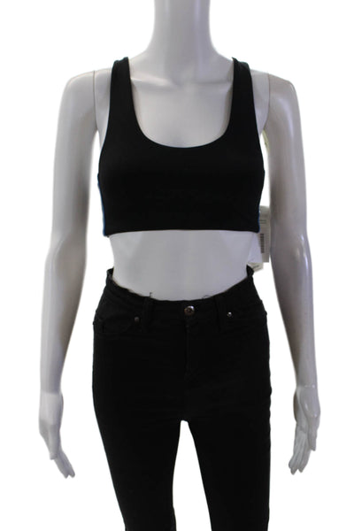 Splits59 Womens Activewear Ella Airweight Stretch Sports Bra Black Size XS