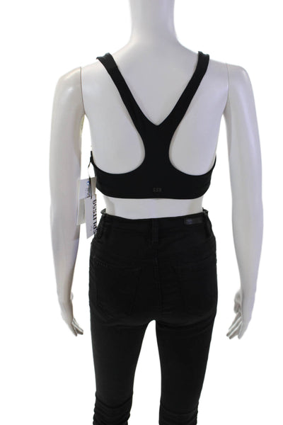 Splits59 Womens Activewear Ella Airweight Stretch Sports Bra Black Size XS