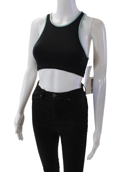 Splits59 Womens Activewear Blake Rigor Racerback Sports Bra Black Size XS
