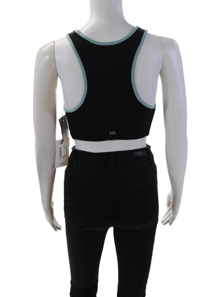 Splits59 Womens Activewear Blake Rigor Racerback Sports Bra Black Size XS