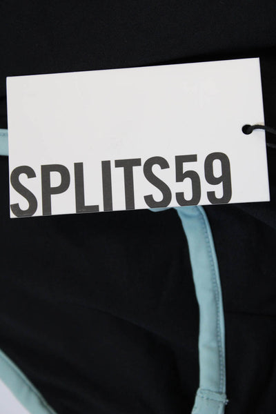 Splits59 Womens Activewear Blake Rigor Racerback Sports Bra Black Size XS