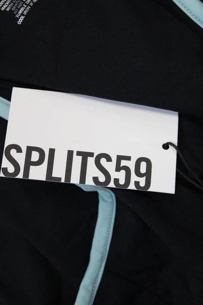 Splits59 Womens Activewear Blake Rigor Racerback Sports Bra Black Size L