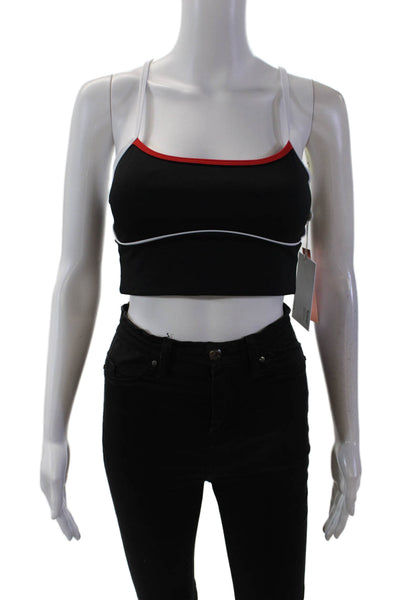 Lilybod Womens Padded Adjustable Straps Classic Sports Bra Black Size S