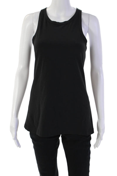 Lululemon Womens Soft Knit Scoop Neck Racerback Tank Top Black Size 8