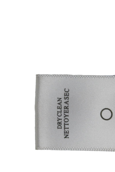 ALC Womens Asymmetrical Ruffle Detail Sleeveless Solid Mini Dress Black Size 6