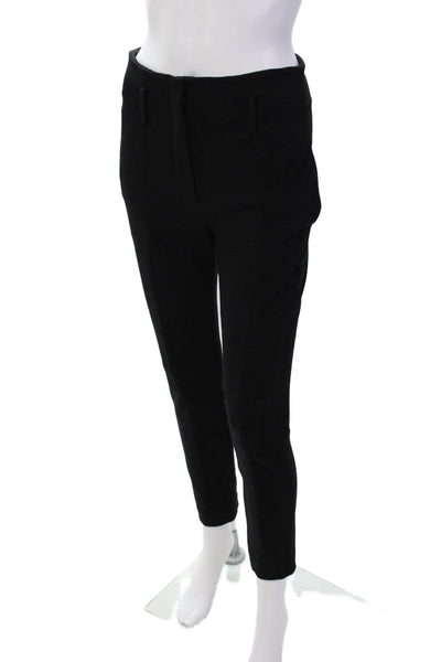 Theory Womens Zip Pleated Lined Straight Leg Dress Pants Black Size 04