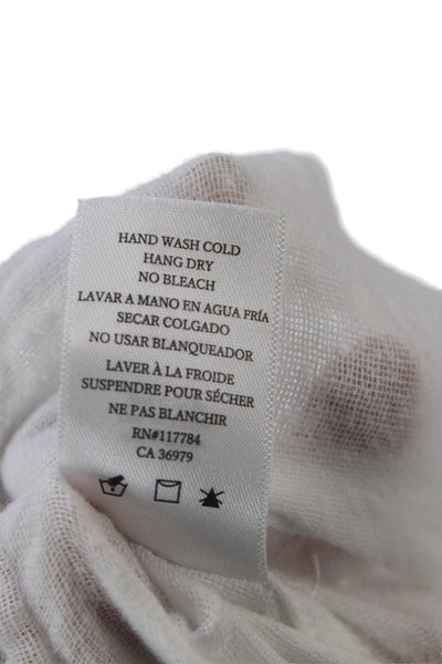 Rails Womens Cotton Crepe Collar Long Sleeve Button Down Shirt White Size M
