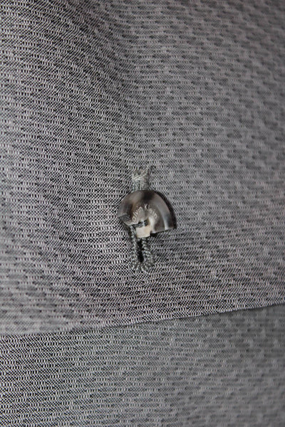 Calvin Klein Collection Mens Wool Long Sleeve Collared Blazer Gray Size 40