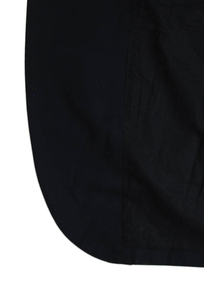 +J Mens Two Button Classic Lapel Blazer Jacket Navy Blue Cotton Size Large