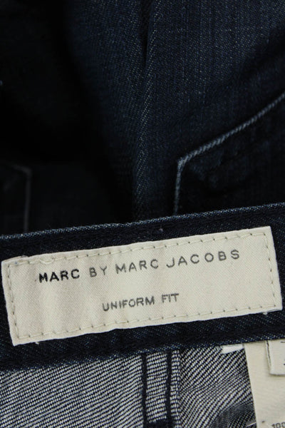 Marc By Marc Jacobs Womens Cotton Zip Button Denim Jeans Blue Size EUR 34