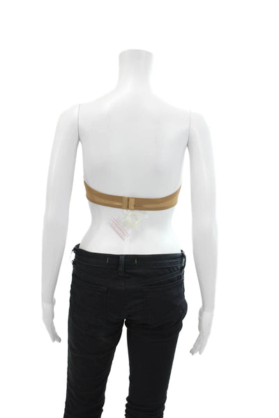 Simone Perele Womens Strapless Under Wire Bra Nutmeg Brown Size 34 A