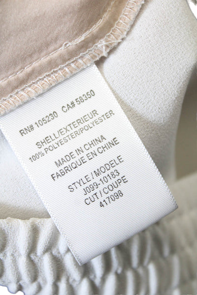 Joie Womens Pleated Waist Pocketed Tapered Leg Casual Pants White Size XS