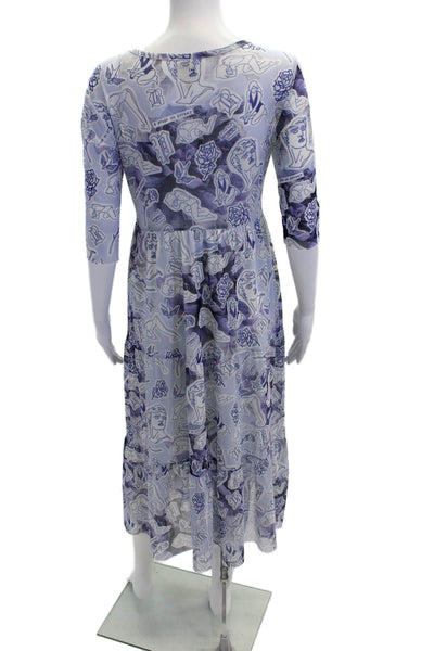 Baum Und Pferdgarten Womens Short Sleeve A Study On Effort Dress Blue Medium