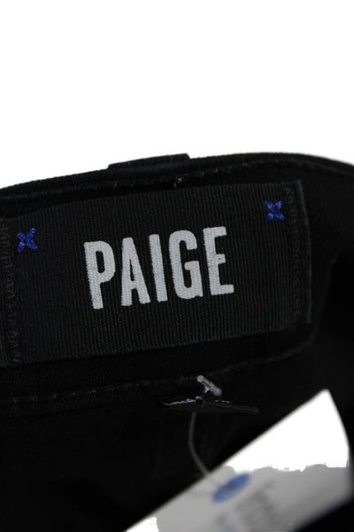 Paige Men's Five Pocket Button Closure Straight Leg Jean Pants Black Size 33