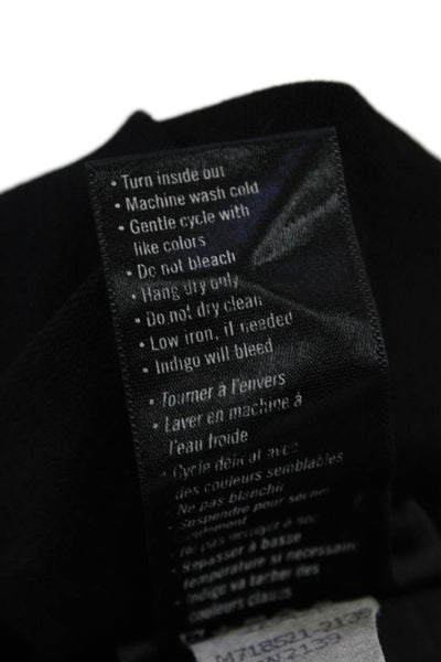 Paige Men's Five Pocket Button Closure Straight Leg Jean Pants Black Size 33