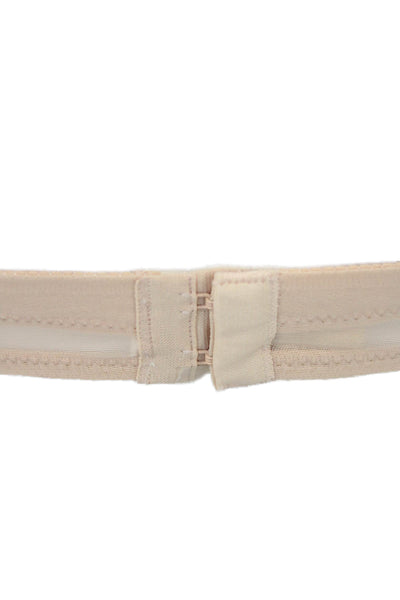 Simone Perele Womens Pearl Detail Strapless Under Wire Bra Beige Size 34 A