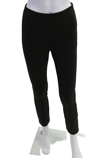 Rag & Bone Womens Zip Back Skinny Leg Trouser Pants Solid Black Size 0