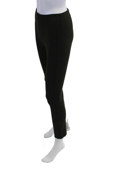 Rag & Bone Womens Zip Back Skinny Leg Trouser Pants Solid Black Size 0