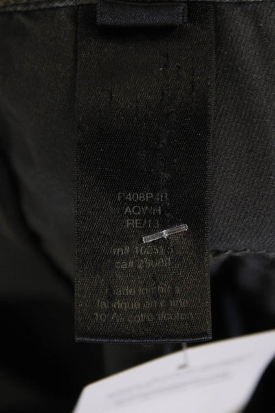 John Varvatos Star USA Mens Mid Rise Straight Leg Pants Gray Cotton Size 38