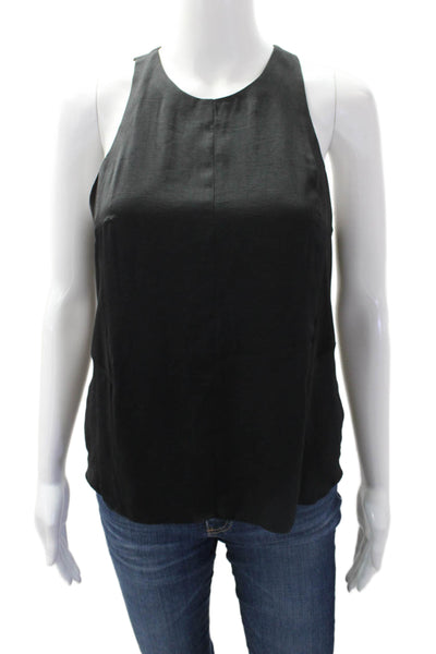 Rag & Bone Womens Sleeveless Asymmetrical Tank Top Black Size Extra Small
