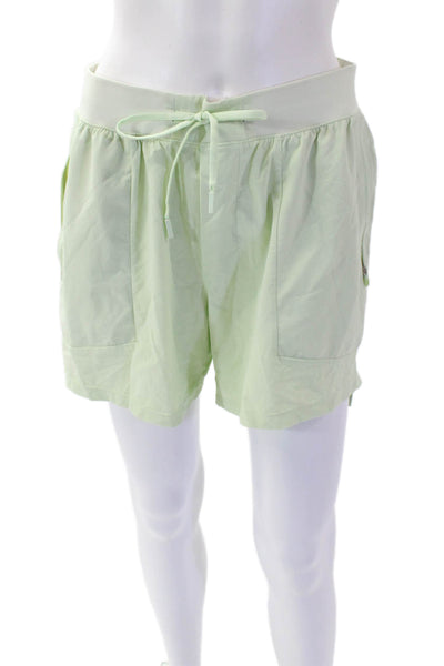 Lululemon Women's Drawstring Waist Pocket Casual Shorts Green Size M