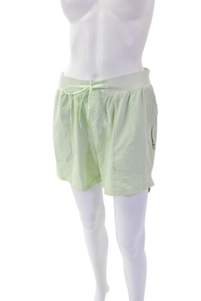 Lululemon Women's Drawstring Waist Pocket Casual Shorts Green Size M