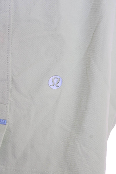 Lululemon Women's Drawstring Waist Pocket Casual Shorts Green Size M