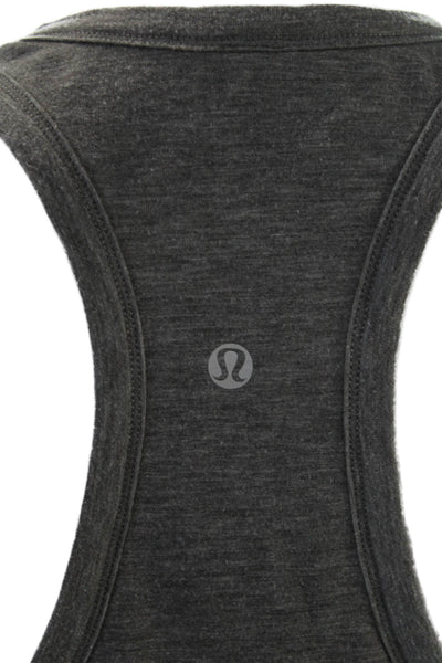 Lululemon Womens Scoop Neck Lightweight Knit Racerback Tank Top Gray Size 8