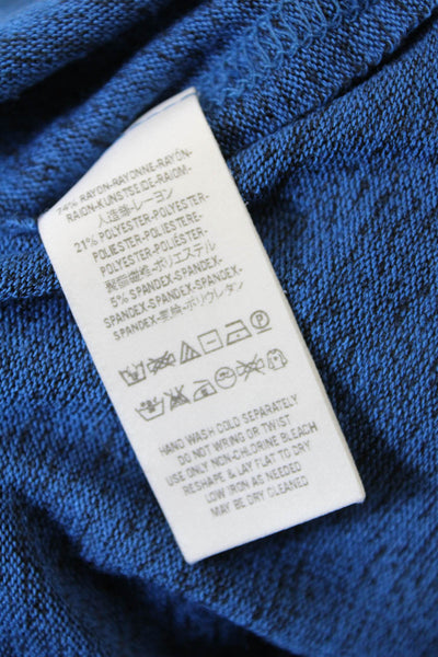 We The Free Womens Scoop Neck Lightweight Knit Tank Top Blue Size Small