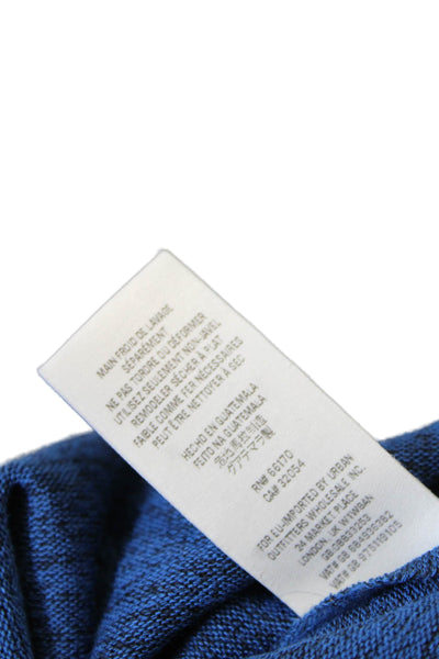We The Free Womens Scoop Neck Lightweight Knit Tank Top Blue Size Small