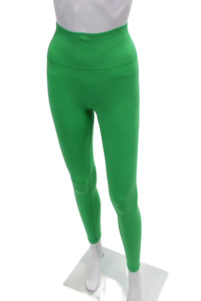 Pangaia Women's High Waist Full Length Fitted Workout Legging Green Size XS